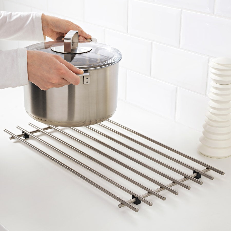 LÄMPLIG Trivet, stainless steel