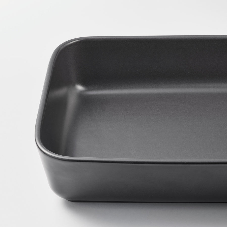 LYCKAD Oven/serving dish, dark gray