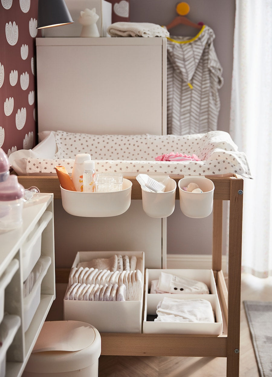 ÖNSKLIG Racks for changing table