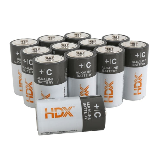 HDX C Alkaline Batteries