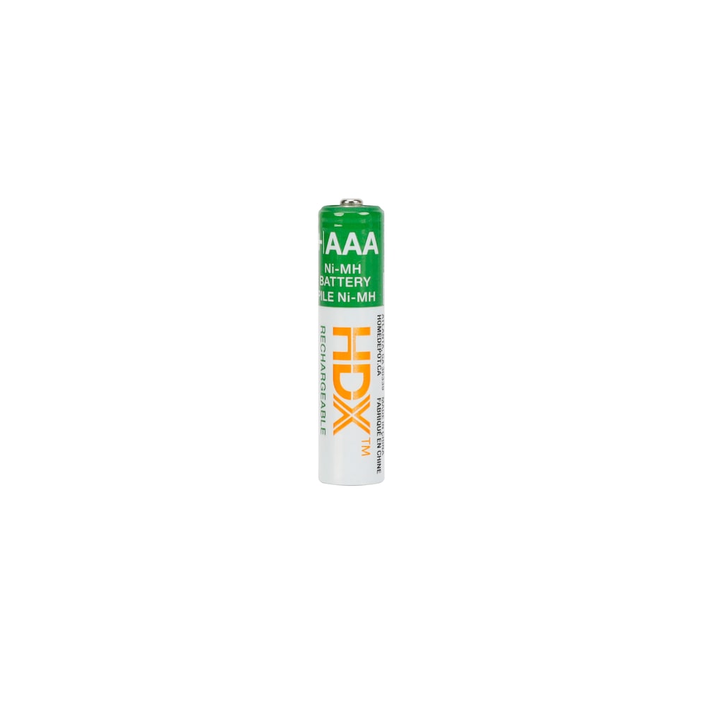 HDX Rechargeable AAA Batteries