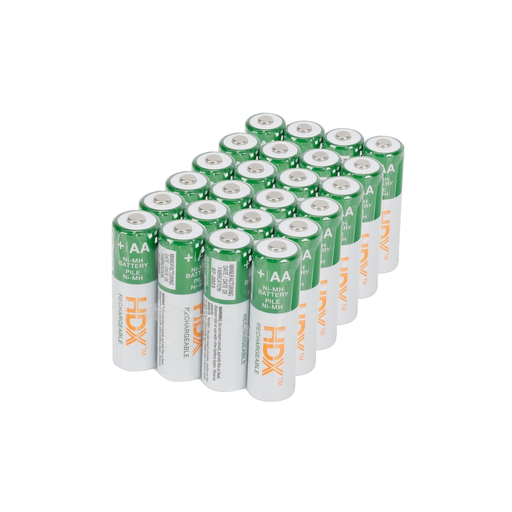 HDX Rechargeable AA Batteries