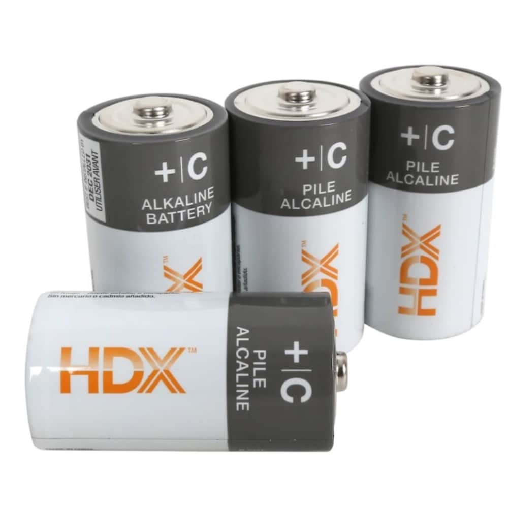 HDX C Alkaline Batteries