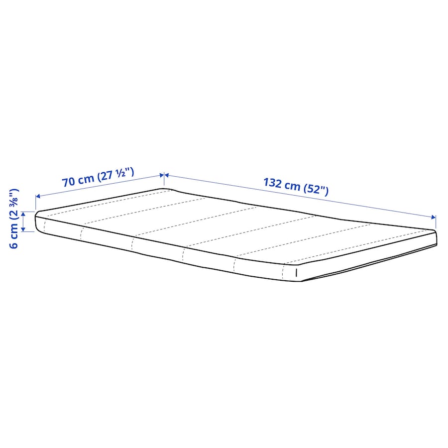 PELLEPLUTT Baby & Toddler Foam Mattress