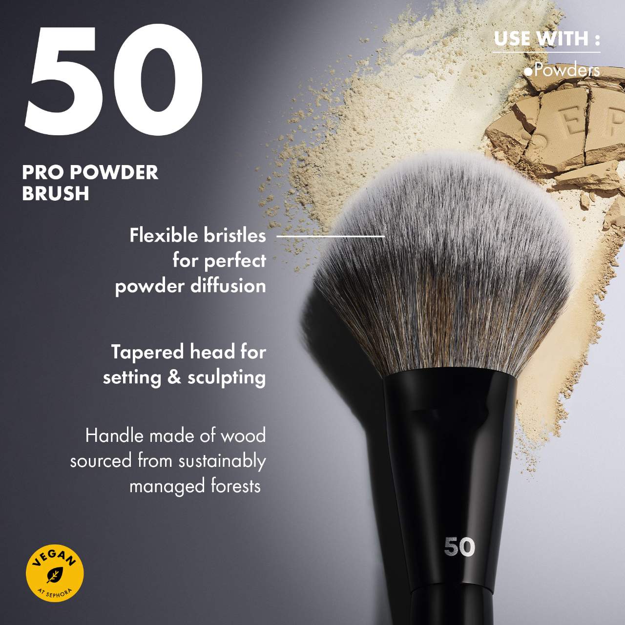 PRO Powder Brush #50 by SEPHORA COLLECTION