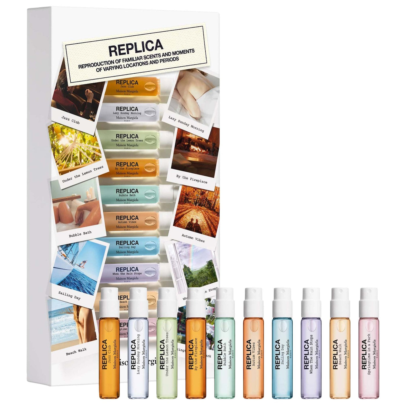 'REPLICA' Memory Box Mini Perfume Sampler Set by Maison Margiela