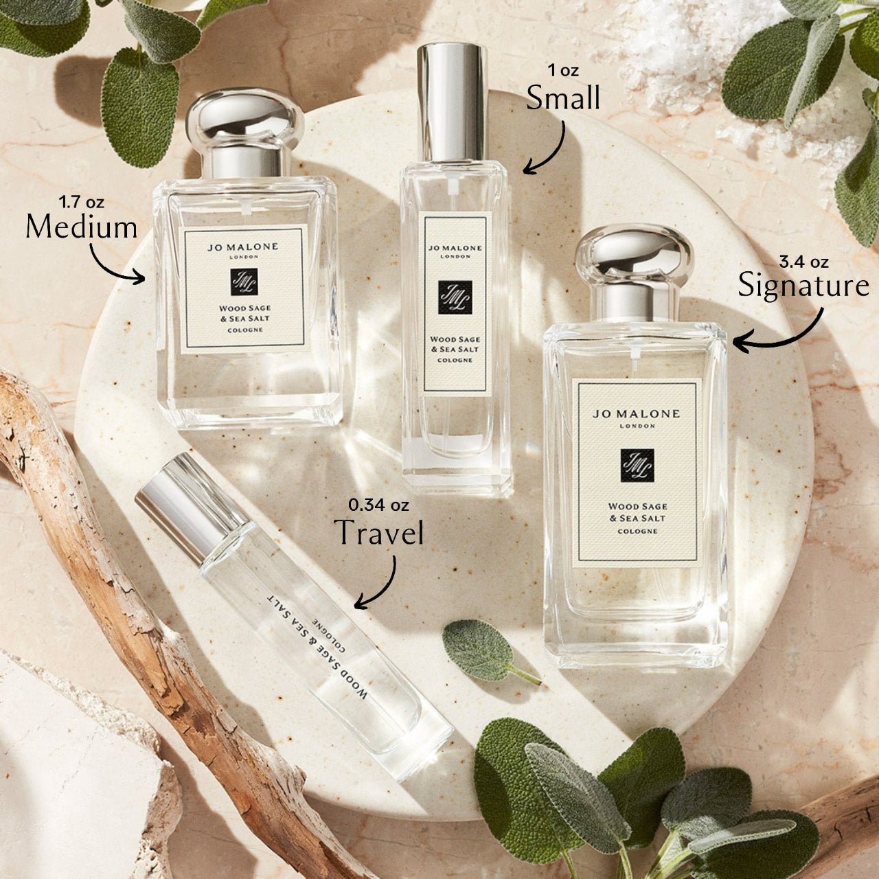 Wood Sage & Sea Salt Cologne by Jo Malone London