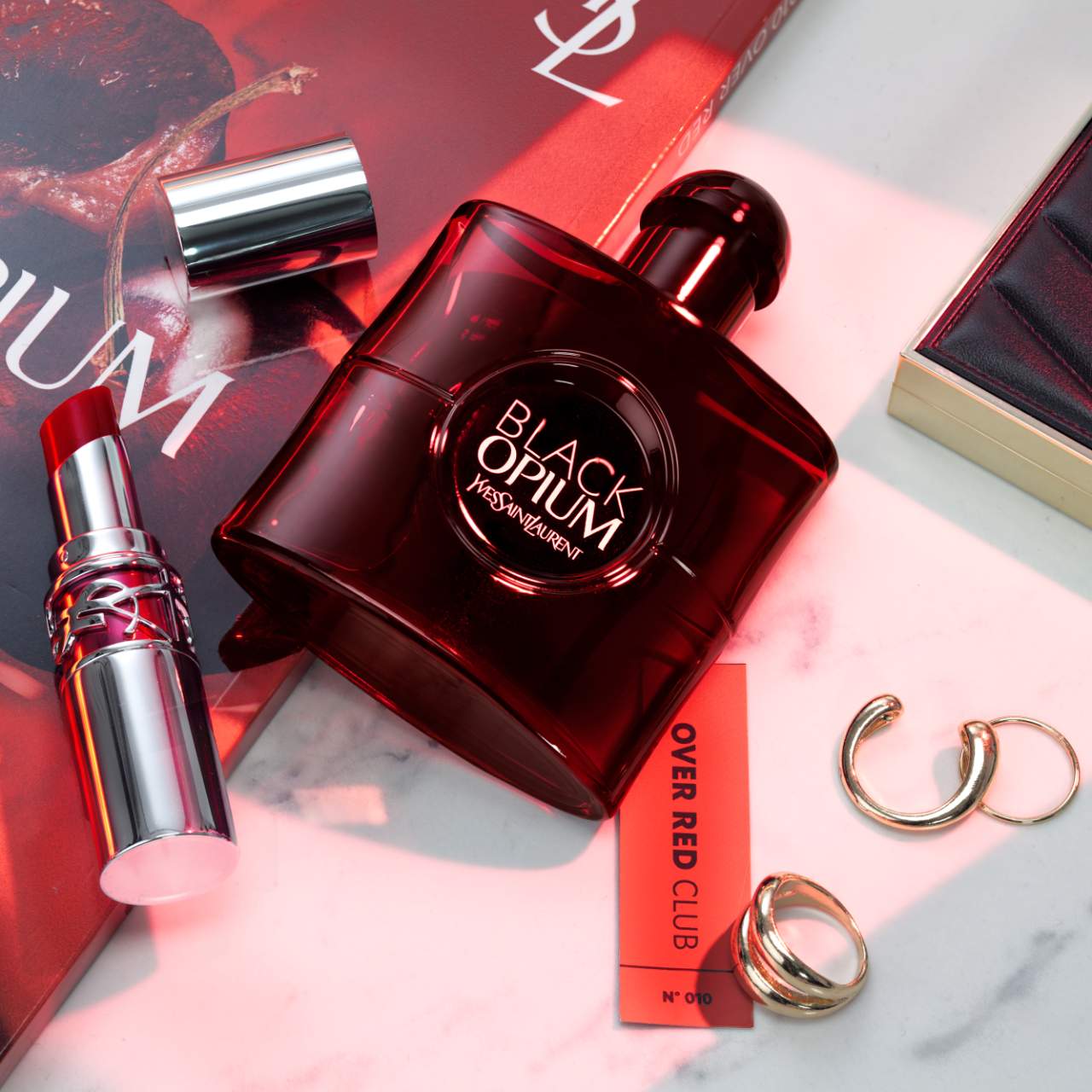 Black Opium Eau de Parfum Over Red by Yves Saint Laurent