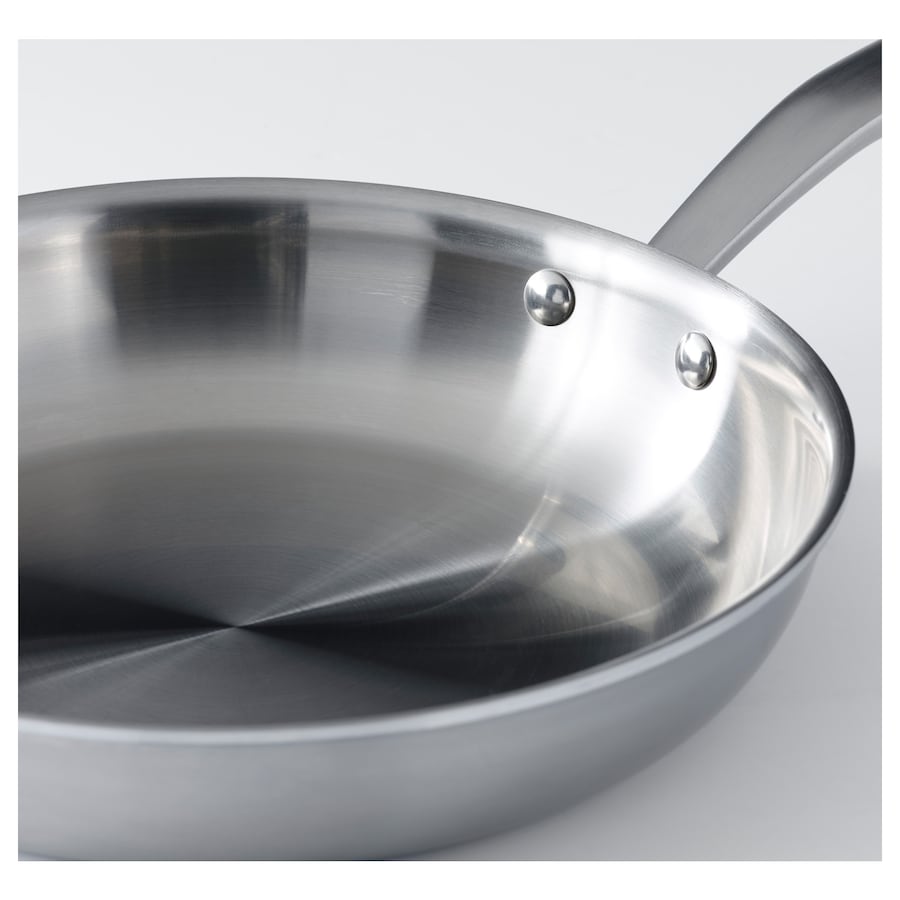 SENSUELL Frying pan, stainless steel/gray