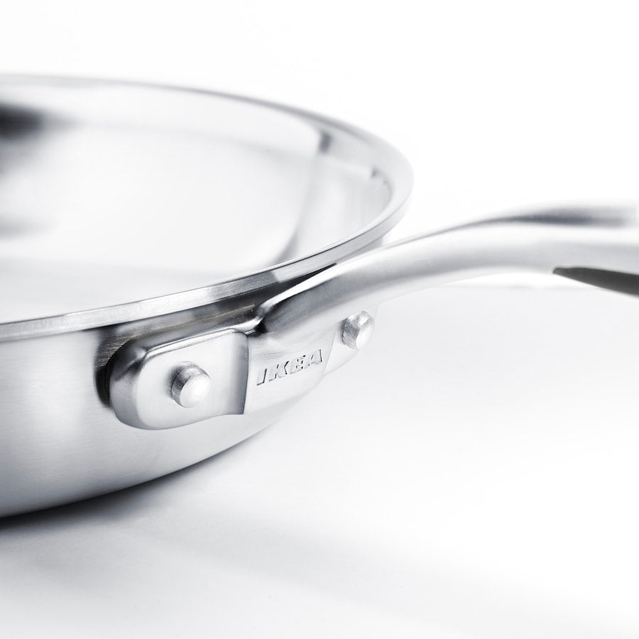 SENSUELL Frying pan, stainless steel/gray