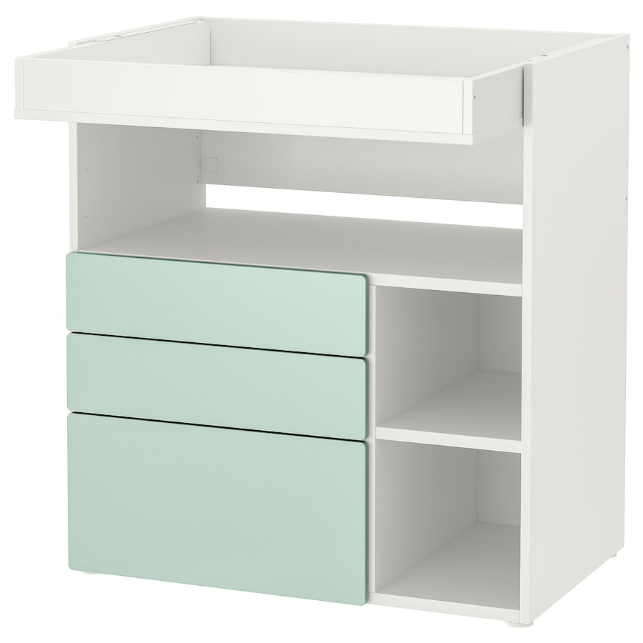 SMÅSTAD Changing table with 3 drawers