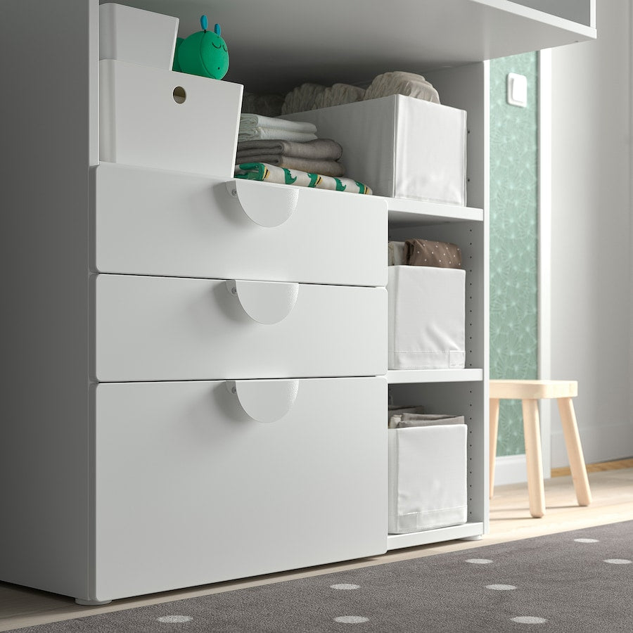 SMÅSTAD Changing table with 3 drawers