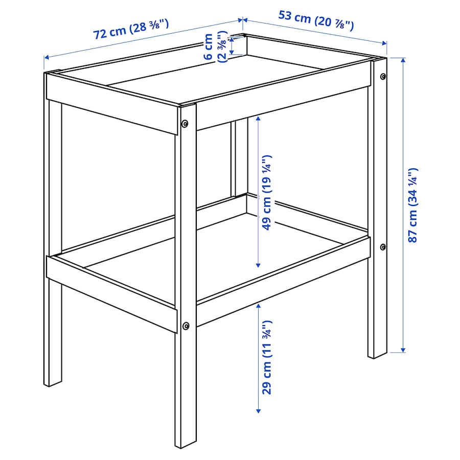 SNIGLAR Changing table