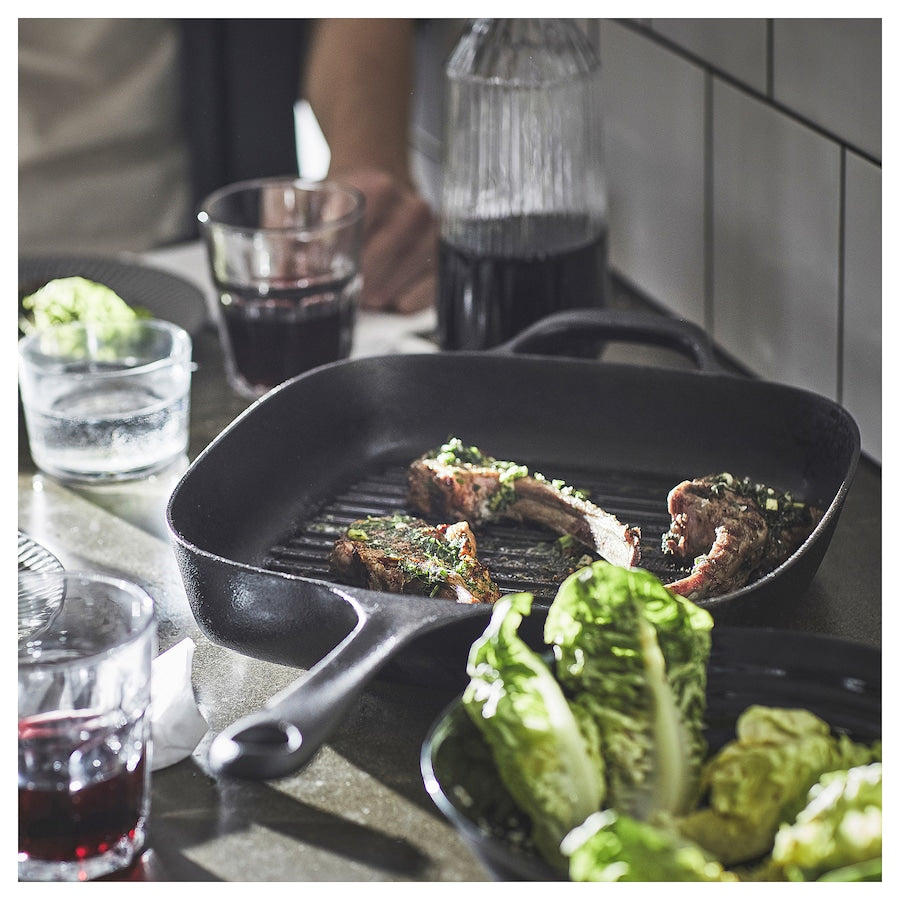 VARDAGEN Grilling pan, cast iron