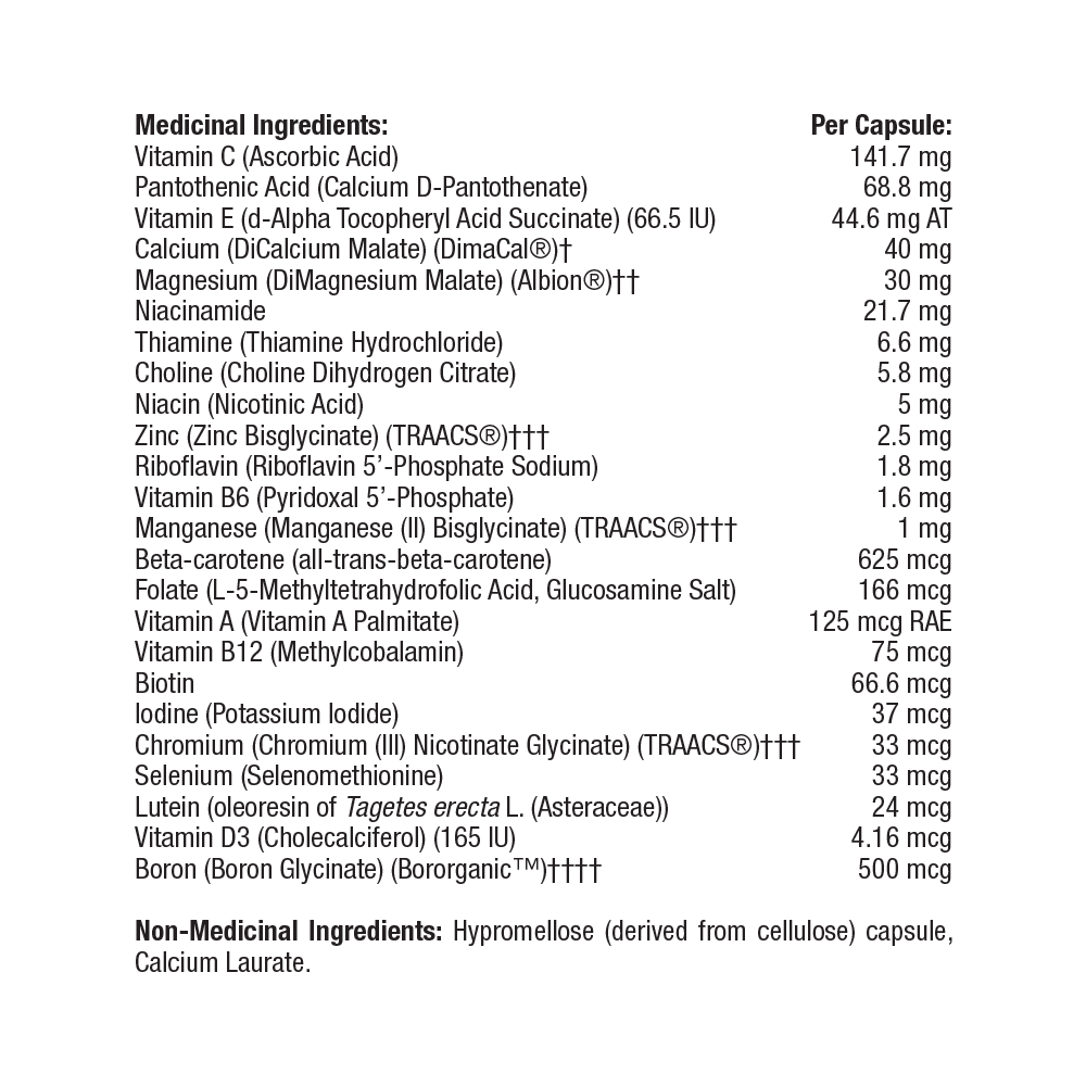 Thorne Essential Nutrients 50+